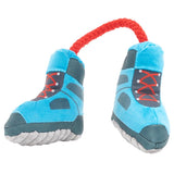 Bark Multicolored Plush Appalachian Tail Boots Dog Toy 1 pk, Pack of 3