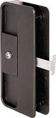 Prime-Line A 150 Door Latch and Pull, Black, 2 in Pull W, Plastic/Steel