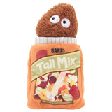 Bark Multicolored Plush Tail Mix Dog Toy 1 pk, Pack of 3