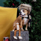Bark Multicolored Plush Hairy Henderson Dog Toy 1 pk, Pack of 3