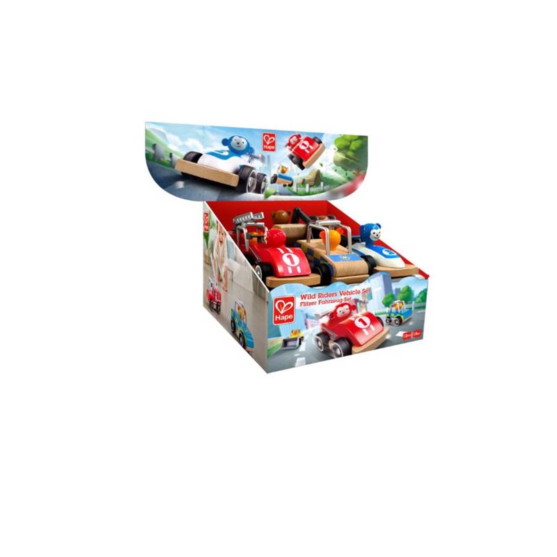 Hape Wild Riders Vehicle Set Multicolored 6 pc, Pack of 12