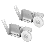 Prime-Line B 517 Roller Assembly, 1 in Dia Roller, 1/4 in W Roller, Aluminum/Plastic/Steel, Gray