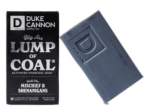 Duke Cannon 01HOLIDAYCOAL1 Big Ass Lump Of Coal Soap, Bergamot, Black Pepper, 10 oz, Pack of 6