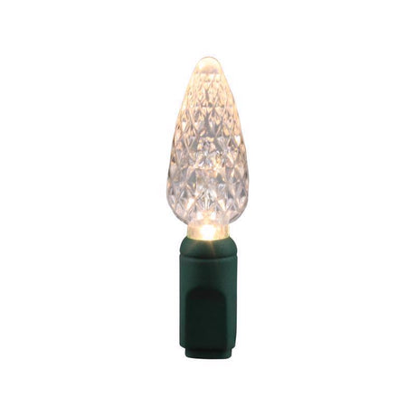 Celebrations Platinum LED C6 Warm White 50 ct String Christmas Lights 25 ft.