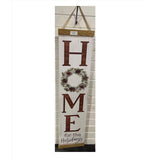 P Graham Dunn Assorted Home For The Holliday/Happy Fall Porch Sign 43.75 in., Pack of 4