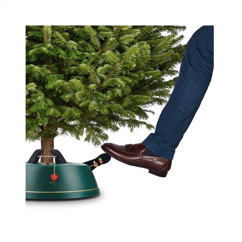 Krinner Genie Small Metal Real Christmas Tree Stand 6 ft.