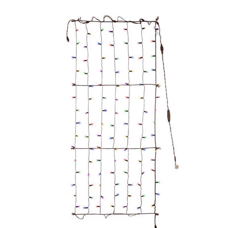Celebrations Platinum LED Mini Multicolored 100 ct Net Christmas Lights 6 ft.