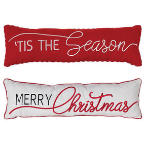Gerson Assorted Holiday Messages Pillow 3 in., Pack of 8