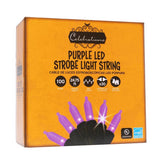 Celebrations Purple 100 ct LED Mini Halloween String Lights