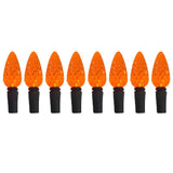 Celebrations Orange 100 ct 2 in. LED C6 Halloween String Lights