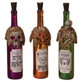 Gerson 13.5 in. Smoking Bottles Halloween Decor, Pack of 12