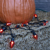 Celebrations Orange 20 ct LED Flicker Flame Halloween String Lights
