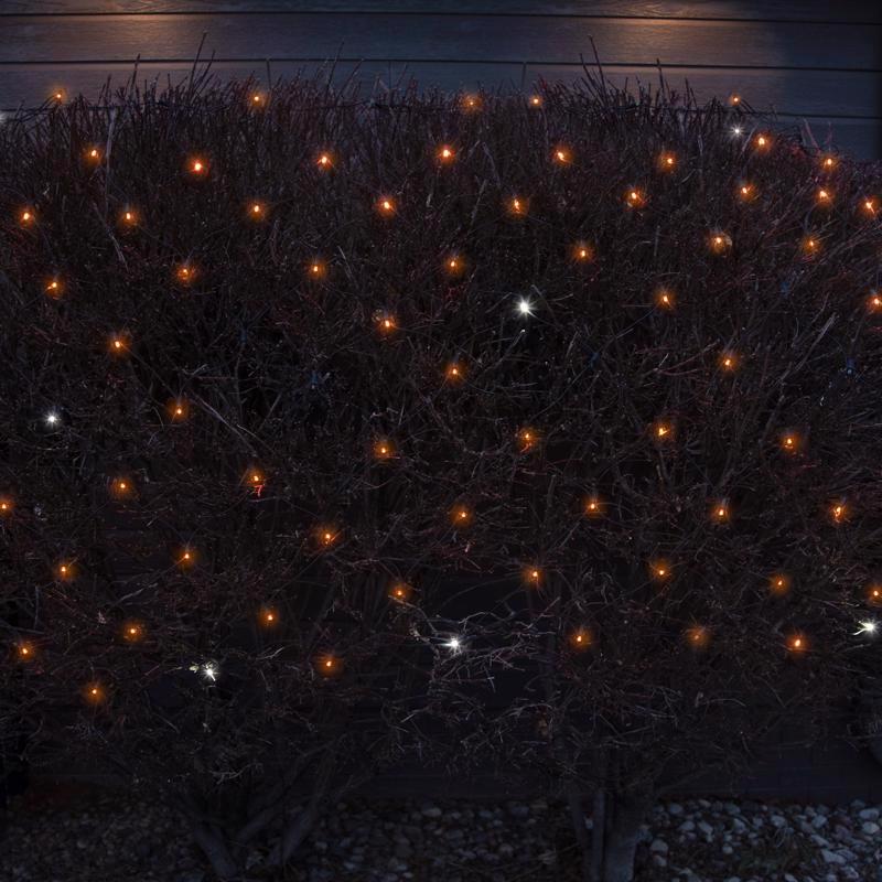 Celebrations Orange 100 ct LED Halloween Net Lights