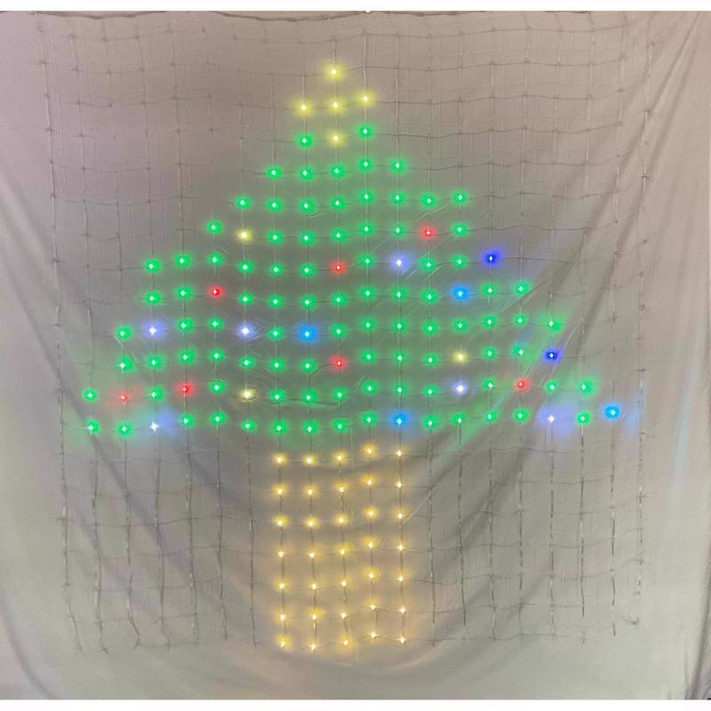 Celebrations LED RGB 576 ct Novelty Christmas Lights 4 ft.