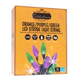 Celebrations Multicolored 100 ct LED C6 Faceted Halloween String Lights