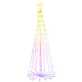 Celebrations LED Multi Straight Frame Dancing Tree 5 ft. Yard Decor