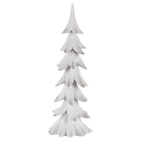 Gerson White Holiday Christmas Tree Table Decor 20 in., Pack of 6