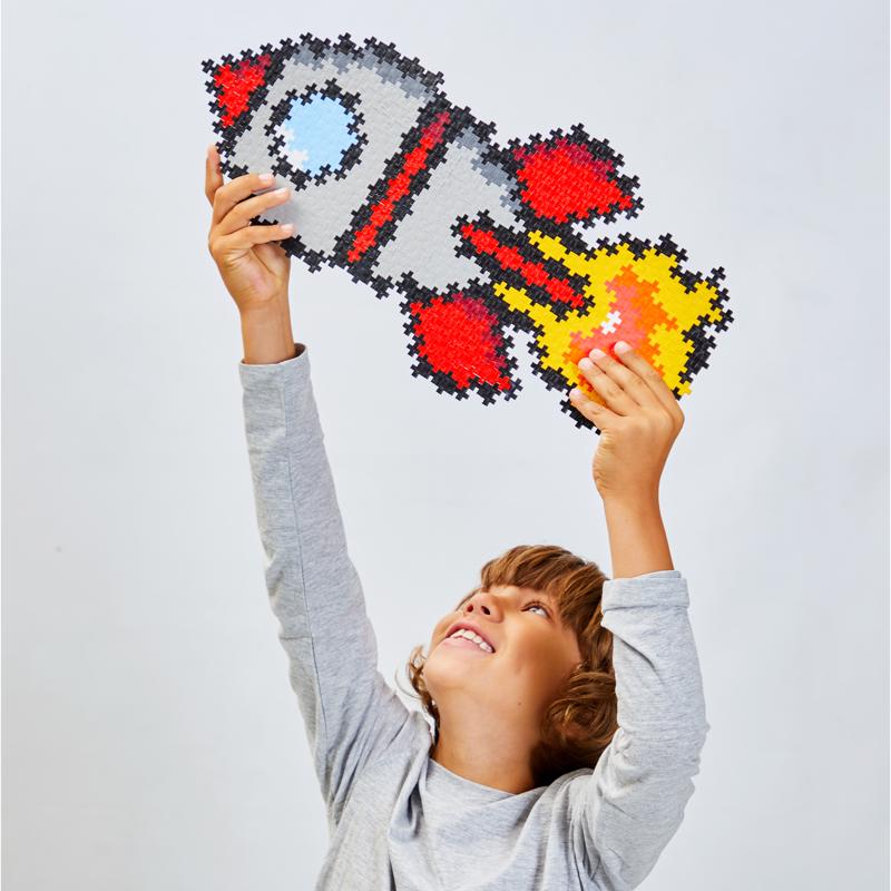 Plus-Plus Puzzle By Number Puzzle Multicolored 500 pc
