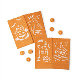 Flickering Frights Halloween White Luminary Pathway Decor, Pack of 12
