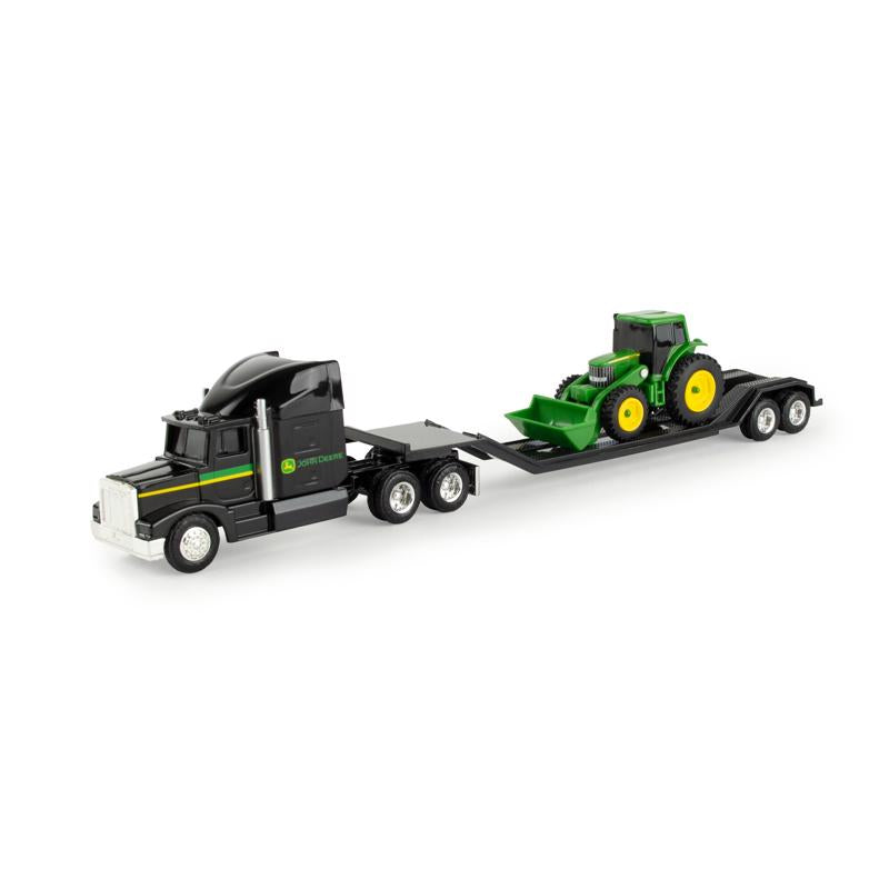 TOMY John Deere 1:64 Semi with Trailer and Tractor Toy Assorted 3 pc