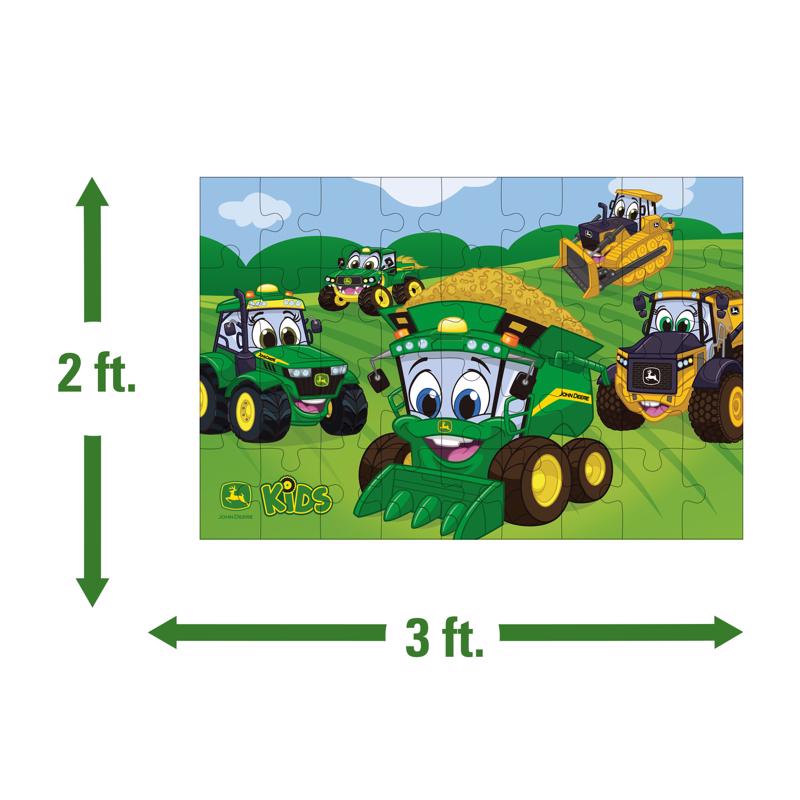 TOMY John Deere Giant Floor Puzzle Multicolored 36 pc