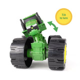 TOMY John Deere Monster Treads Toy Black/Green, Pack of 2