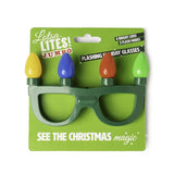 Lotsa Lites LED Multicolor Flashing glasses Light Set 5 in., Pack of 24
