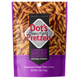Dot's Homestyle Cinnamon/Sugar Pretzels 5 oz Bagged, Pack of 10