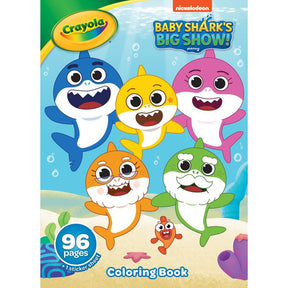Crayola Baby Shark Baby Shark Coloring Book, Pack of 24
