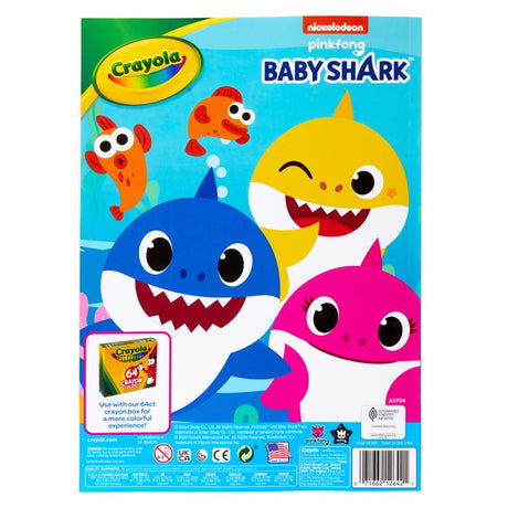 Crayola Baby Shark Baby Shark Coloring Book, Pack of 24