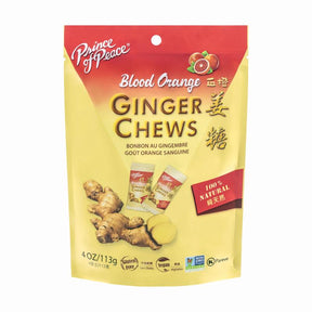 Prince of Peace Blood Orange/Ginger Chews 4 oz, Pack of 12