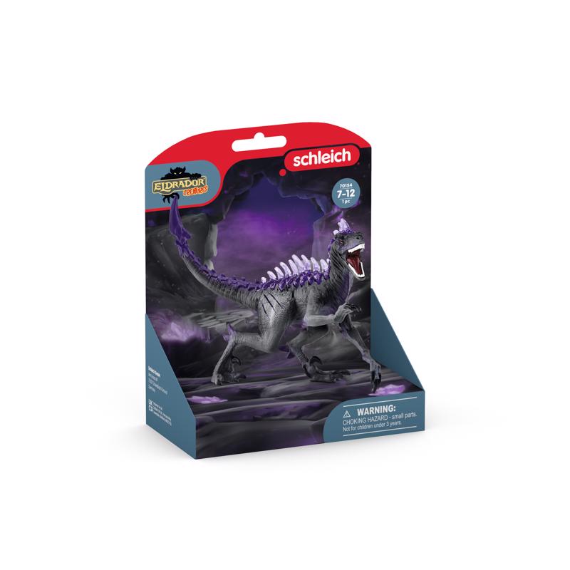 Schleich Eldrador Shadow Raptor Figurine Black/Purple 1 pc, Pack of 3