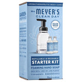 Mrs. Meyer's Clean Day Rain Water Scent Foam Hand Wash Starter Kit, Pack of 3
