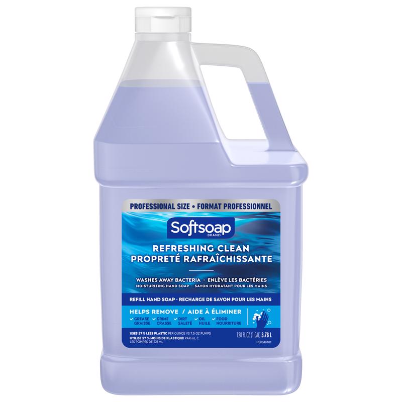 Softsoap Fresh Scent Liquid Hand Soap 1 gal, Pack of 4