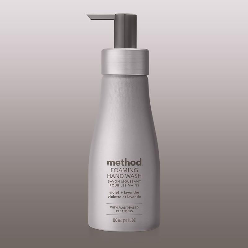 Method Violet & Lavender Scent Foam Hand Soap 10 oz, Pack of 3