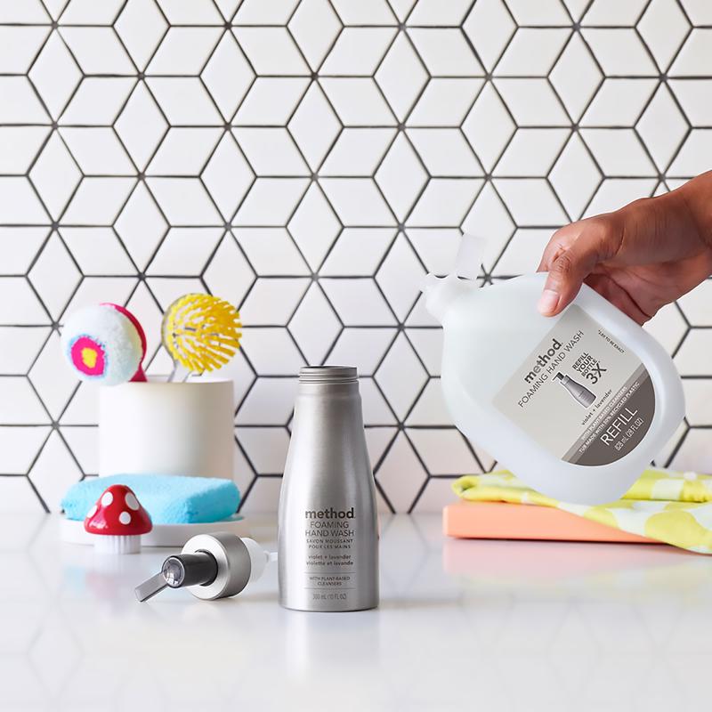 Method Violet & Lavender Scent Foam Hand Wash 28 oz