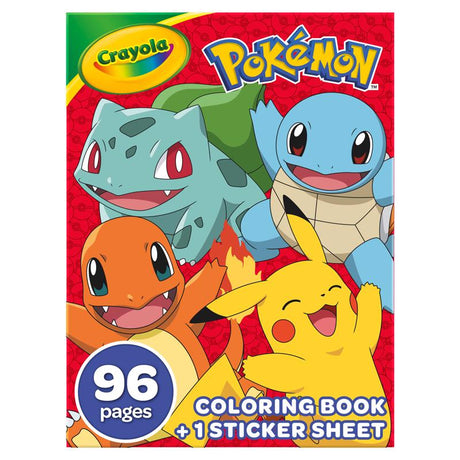 Crayola Pokemon Pokemon Coloring Book, Pack of 4