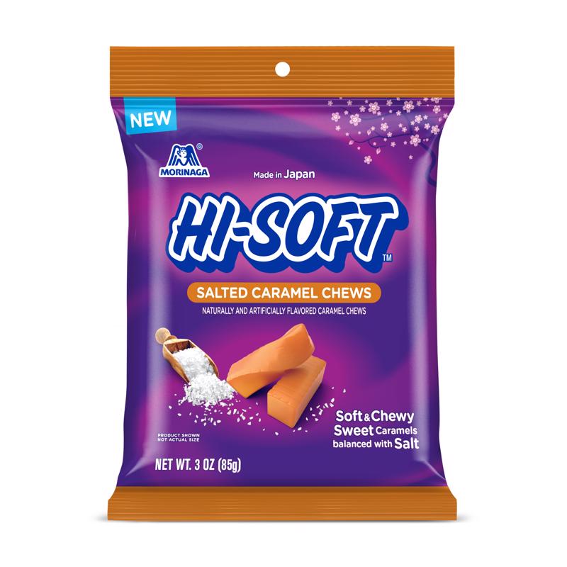 Morinaga Hi-Soft Salted Caramel Chews 3 oz, Pack of 6, Pack of 6