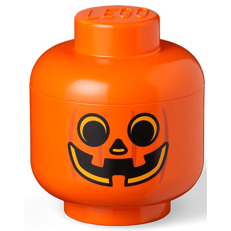 LEGO Licensed Pumpkin Small Storage Head Orange 1 pc