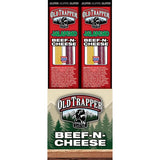 Old Trapper Jalapeno Beef Stick and Cheese 1.3 oz Boxed, Pack of 14
