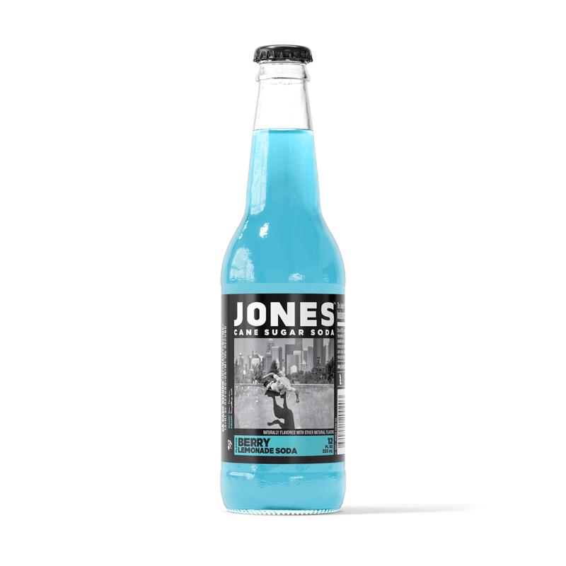 Jones Soda Berry Cane Sugar Soda 12 oz 1 pk, Pack of 24