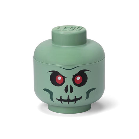 LEGO Licensed Skeleton Small Green Storage Head Green