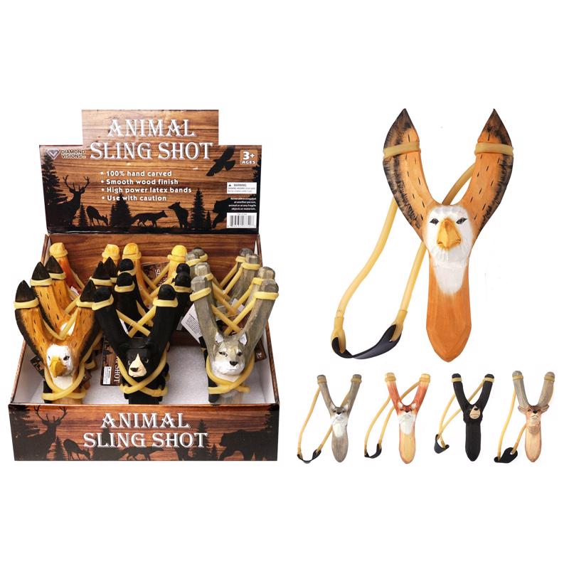 Diamond Visions Animal Sling Shot Assorted, Pack of 12