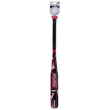 MLB Red Plastic Ball and Bat Set 1 pk