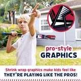 MLB Red Plastic Ball and Bat Set 1 pk