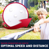 MLB Red Plastic Ball and Bat Set 1 pk