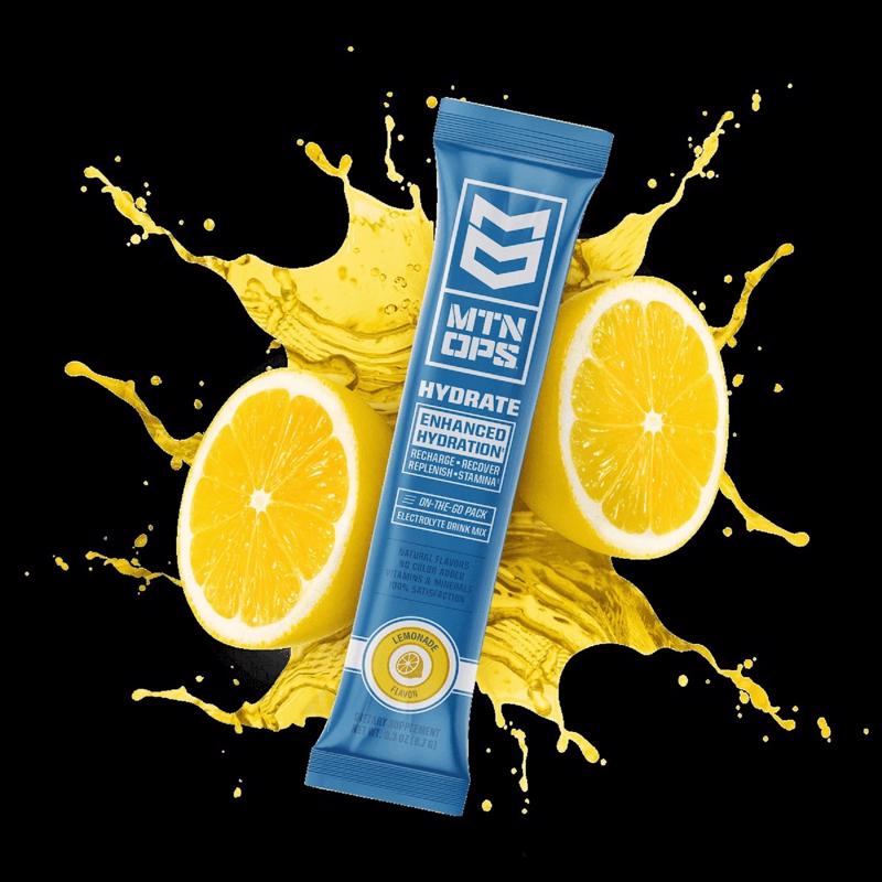 MTN OPS Lemonade Drink Mix 3.6 oz, Pack of 12