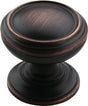 Amerock BP55342ORB Cabinet Knob, 1-1/4 in Projection, Traditional, 1-1/4 in, Zinc, Oil-Rubbed Bronze