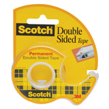 Scotch 450 in. L X 1/2 in. W Double-Sided Tape, Pack of 12