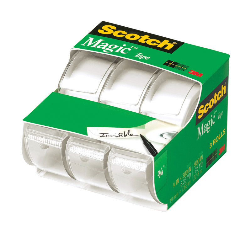 Scotch Magic 3/4 in. W X 300 in. L Tape, Pack of 6